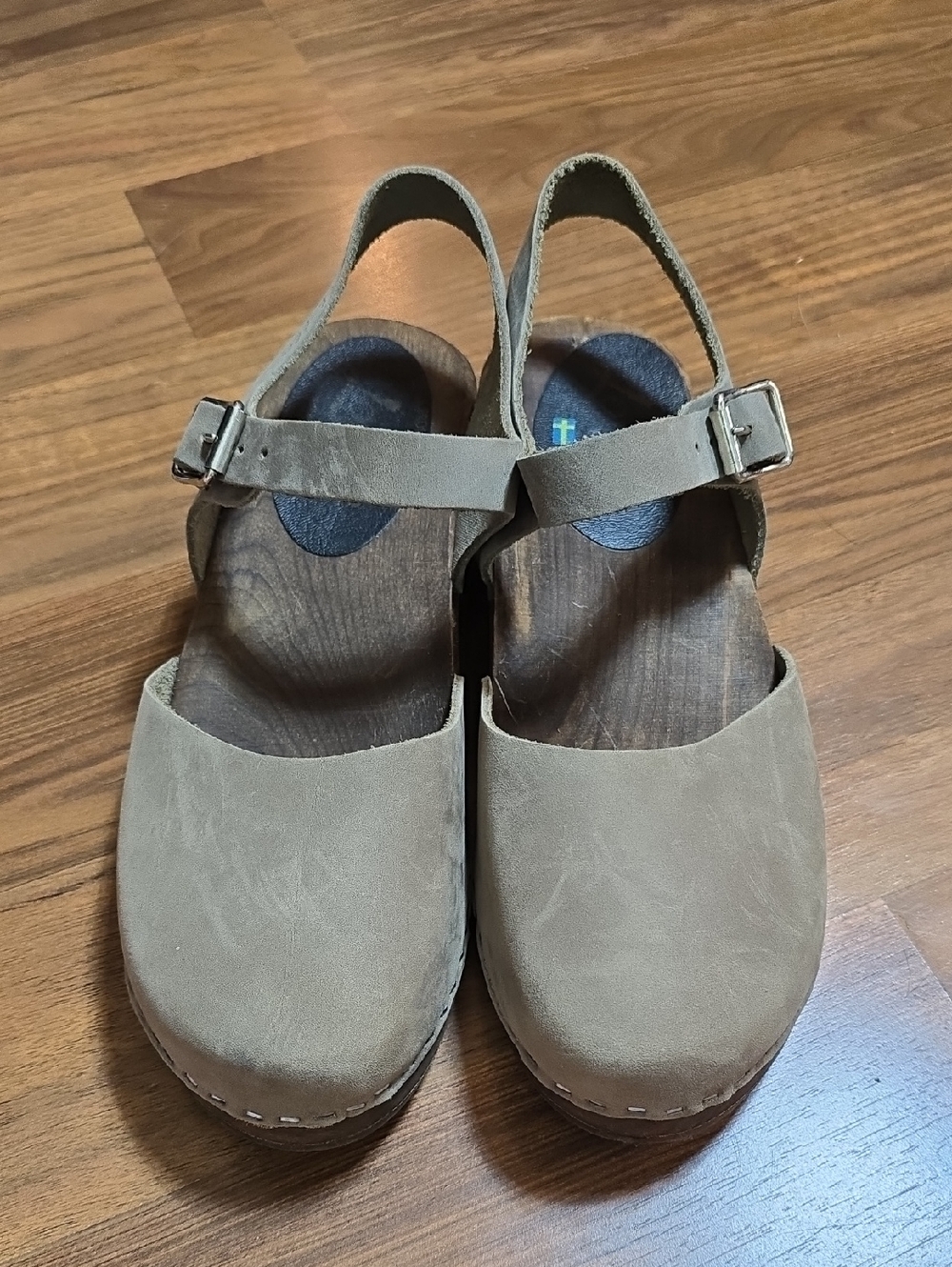 Lotta From Stockholm Swedish Low Wood Clogs - Taupe